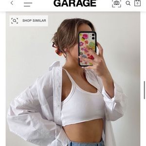 Garage’s Dylan White Button Up